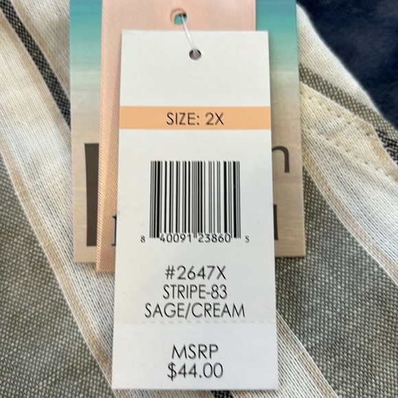 Per Se Linen Shorts w Pockets - Picture 7 of 7